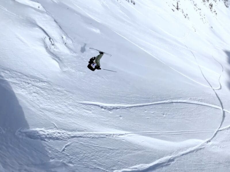 Ben Richards' front flip.